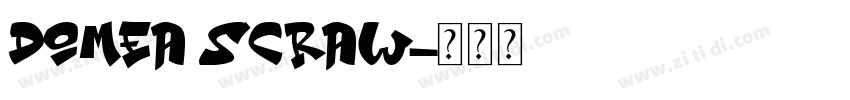 domea scraw字体转换